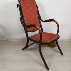 Wohnzimmertisch & Stühle aus gebogenem Holz von Jacob & Josef Kohn, 1890er, 5er Set