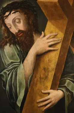 Workshop of Michael Coxie, Christ Carrying the Cross, 1600, Öl an Bord