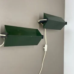 Würfelförmige Wandlampen im Stil von Charlotte Perriand für Les Arcs, France, 1960er, 2er Set