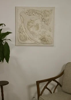Yasmina Kijek, Abysse, 2024, Stoffskulptur Malerei