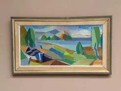 Yngve Andersson, Fractured Horizon, 1960er, Öl auf Leinwand