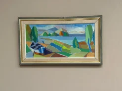 Yngve Andersson, Fractured Horizon, 1960er, Öl auf Leinwand