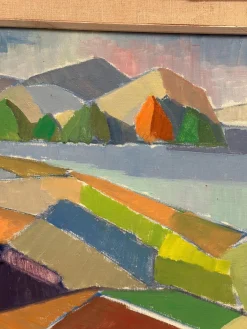 Yngve Andersson, Fractured Horizon, 1960er, Öl auf Leinwand