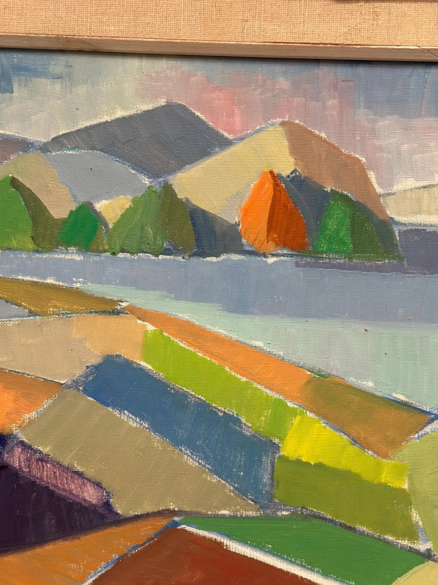 Yngve Andersson, Fractured Horizon, 1960er, Öl auf Leinwand