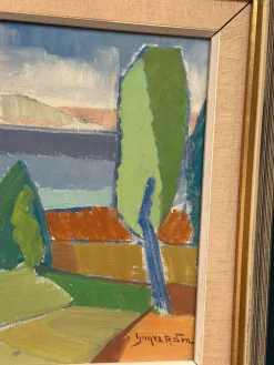 Yngve Andersson, Fractured Horizon, 1960er, Öl auf Leinwand