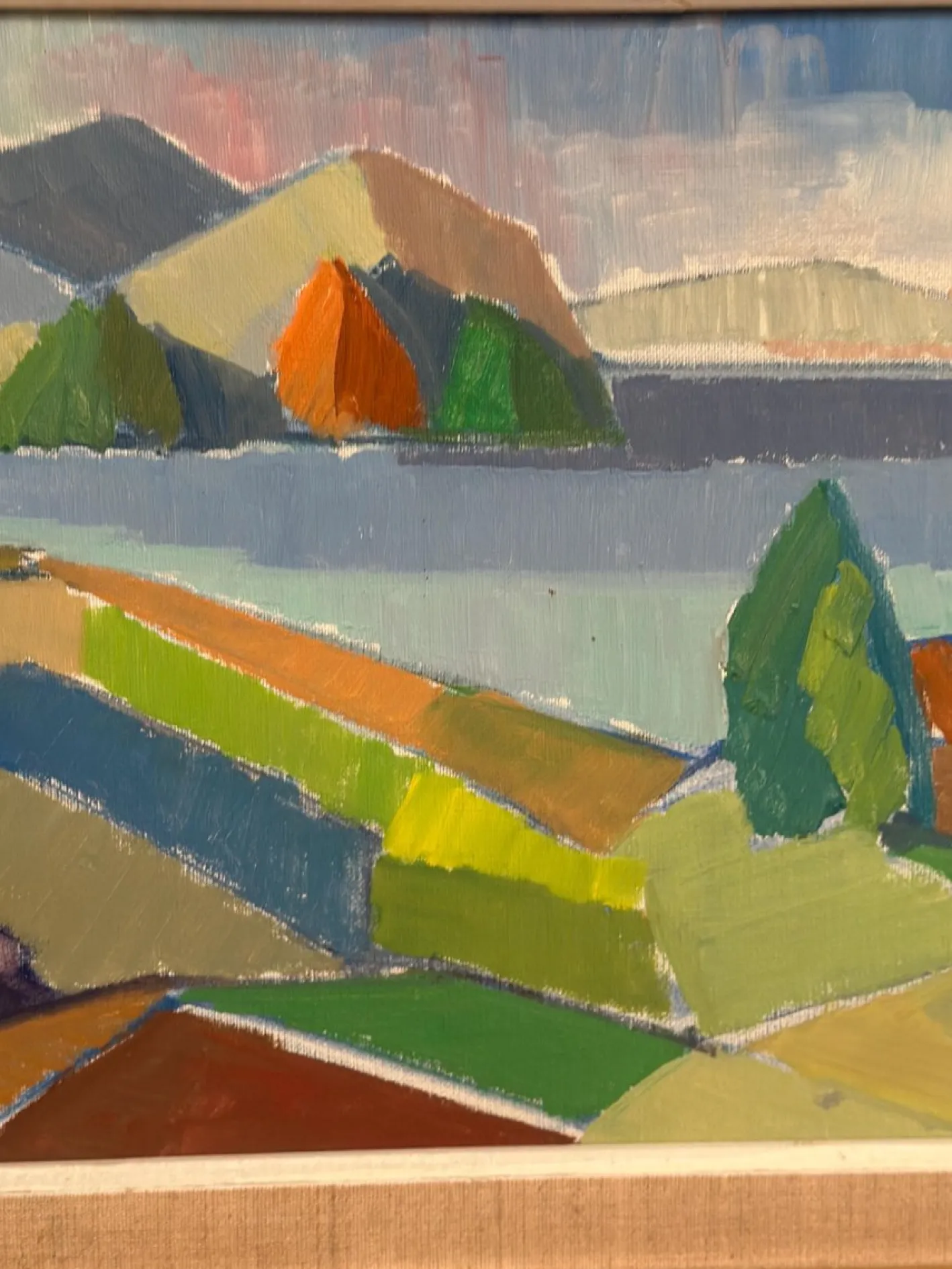 Yngve Andersson, Fractured Horizon, 1960er, Öl auf Leinwand