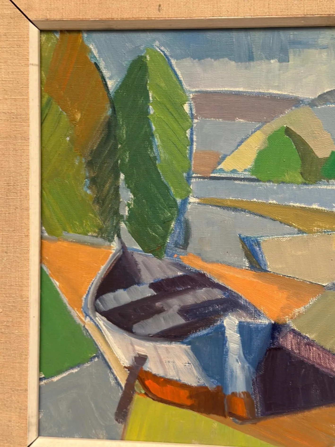 Yngve Andersson, Fractured Horizon, 1960er, Öl auf Leinwand