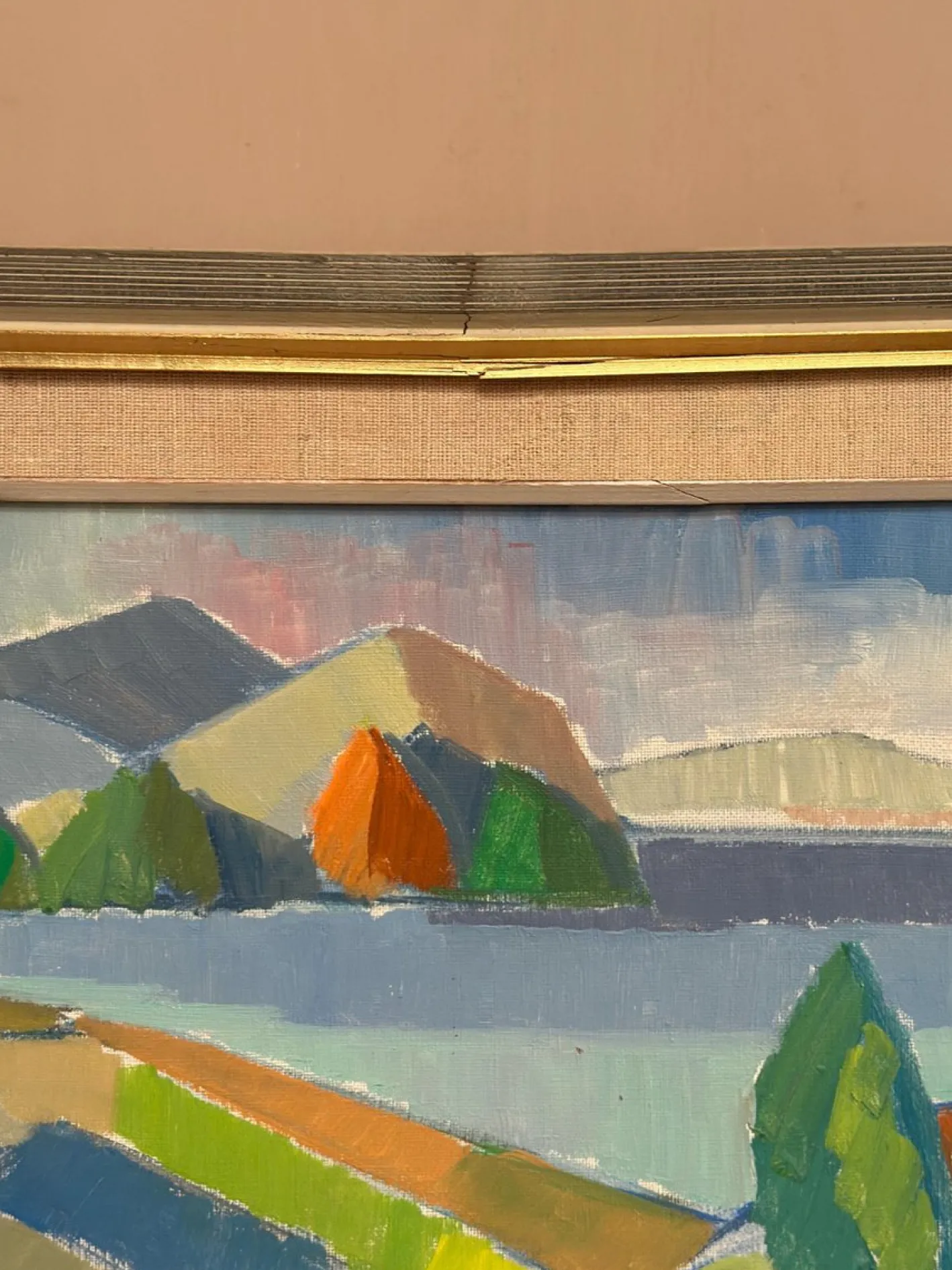 Yngve Andersson, Fractured Horizon, 1960er, Öl auf Leinwand