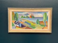 Yngve Andersson, Fractured Horizon, 1960er, Öl auf Leinwand
