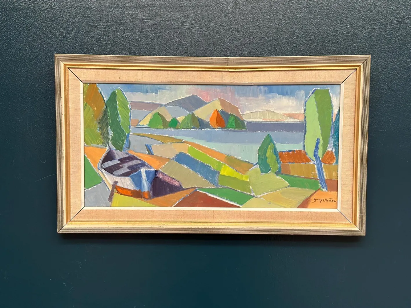 Yngve Andersson, Fractured Horizon, 1960er, Öl auf Leinwand