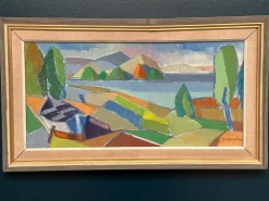 Yngve Andersson, Fractured Horizon, 1960er, Öl auf Leinwand