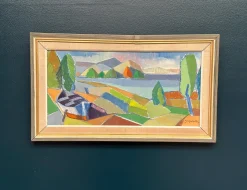 Yngve Andersson, Fractured Horizon, 1960er, Öl auf Leinwand