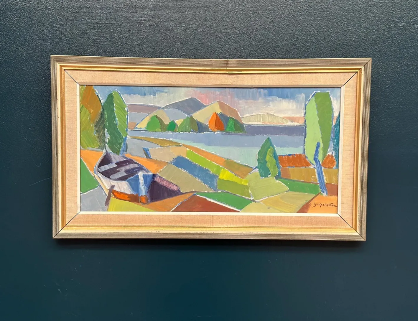 Yngve Andersson, Fractured Horizon, 1960er, Öl auf Leinwand