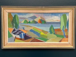 Yngve Andersson, Fractured Horizon, 1960er, Öl auf Leinwand