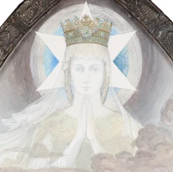Yvonne Clarinval, La Vierge des Mers, 1910, Mixed Media