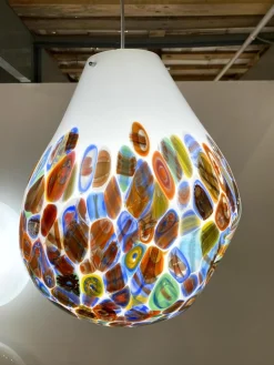 Zeitgenössische Murrine Kugellampe aus Murano Glas von Simoeng
