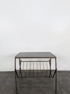 Zeitungsständer aus Messing, 1970er
