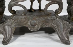 Zinn Tintenfass, Ende 19. Jh. von A.Bossu, 1890er