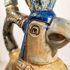 Zoomorphe Keramikvase von Jules Guérin, 1950er
