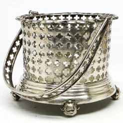 Zuckerdose aus Silber, 19. Jh., Dänemark, 1860