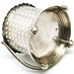 Zuckerdose aus Silber, 19. Jh., Dänemark, 1860