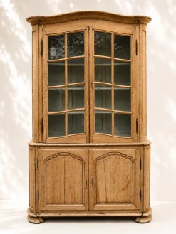 Zweiteiliger Schrank aus Eiche, 1770er