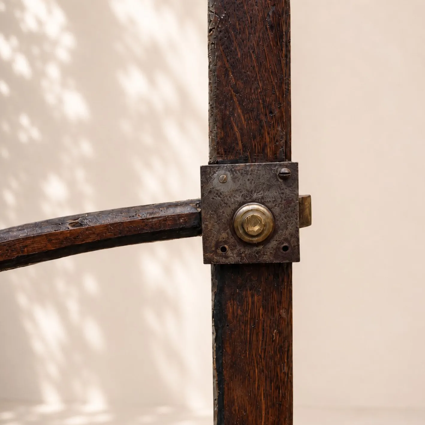 Zweiteiliger Schrank aus Eiche, 1770er