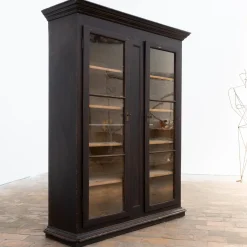 Zweitüriges Bücherregal aus Holz, 19. Jh
