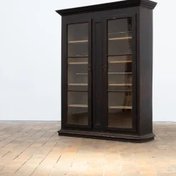 Zweitüriges Bücherregal aus Holz, 19. Jh